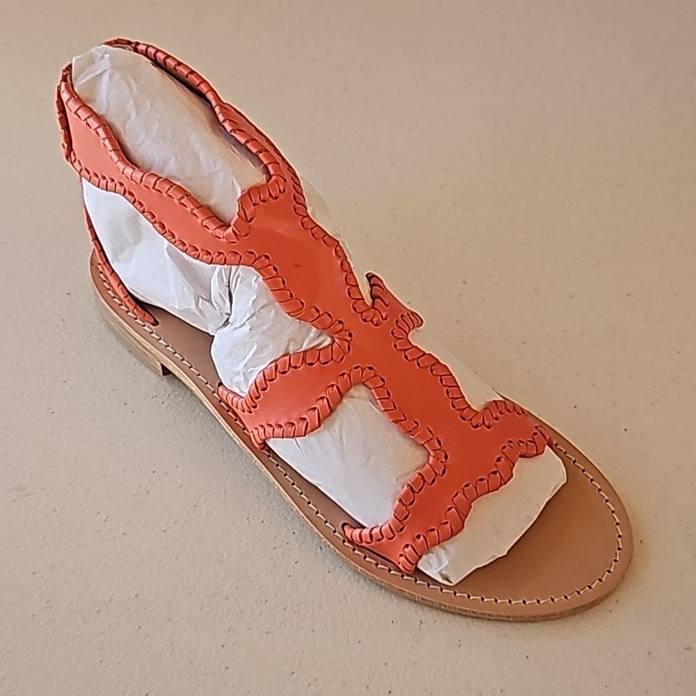 New Jack Roger’s Jackie Gladiator Coral Sandals, Size 8.5